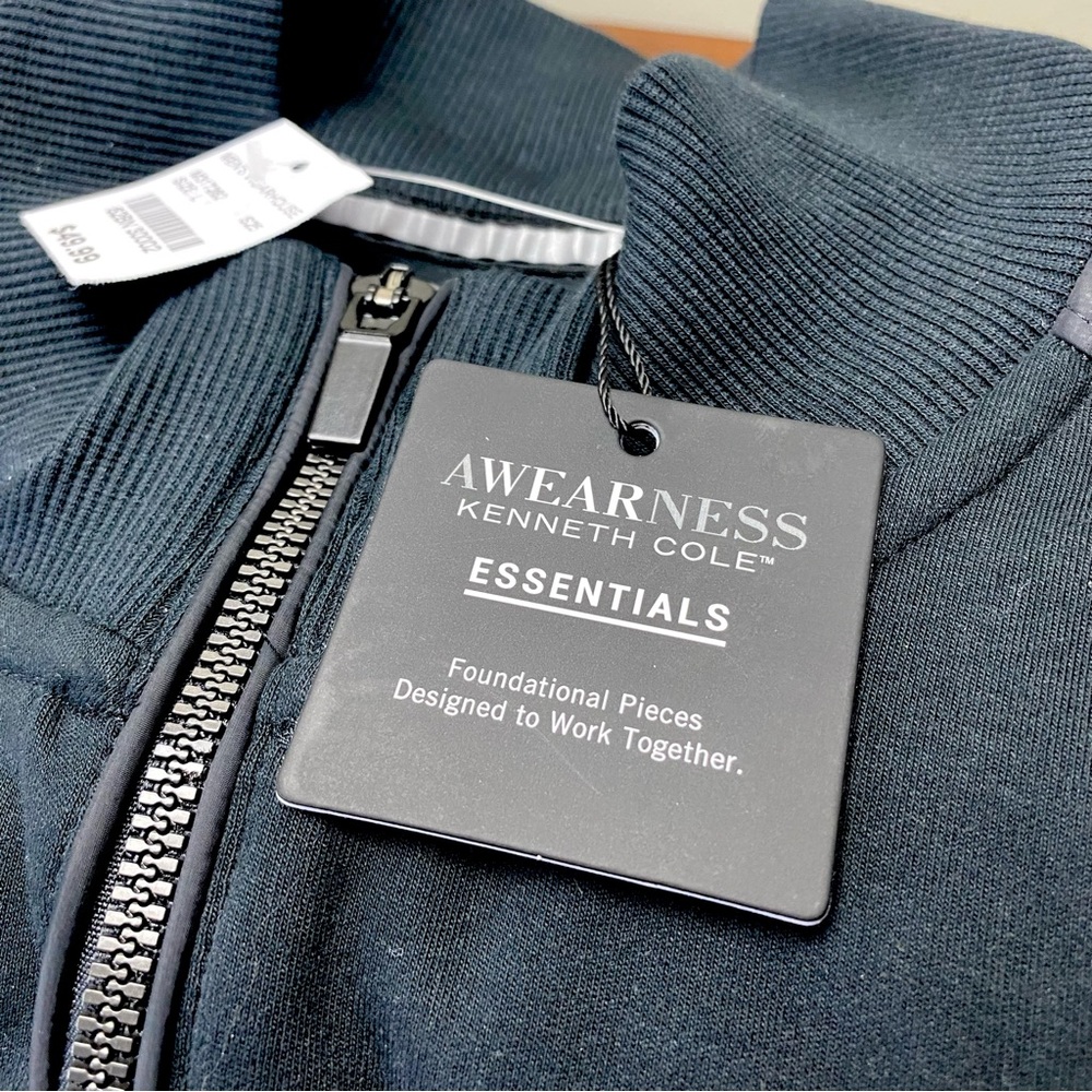 Kenneth Cole Quarter Zip Pullover, Large - Picture 4 of 10